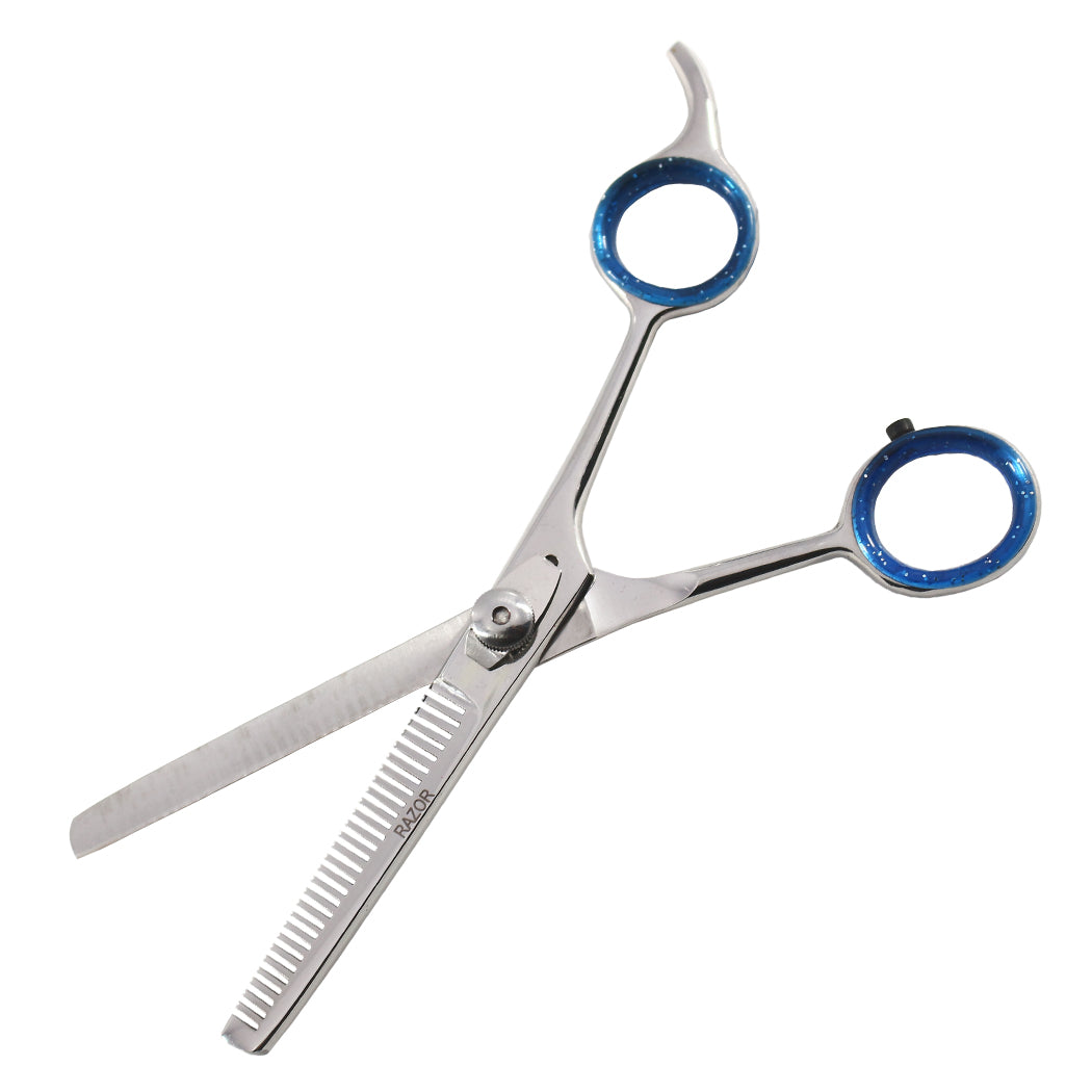 6.5" Razor Edge Thinning Scissors Mirror Finish Premium Salon Shears