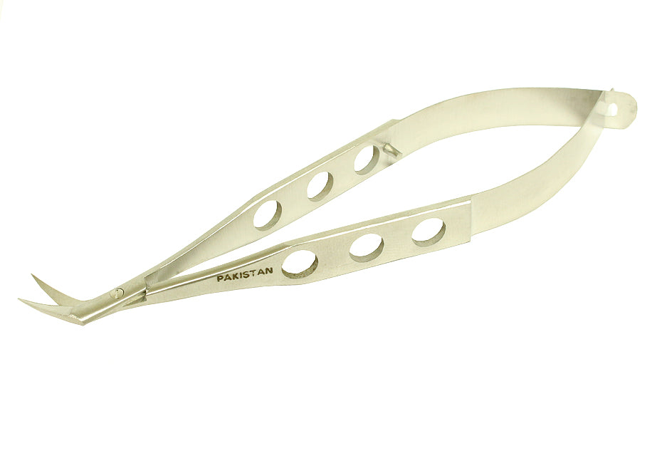 Castroviejo 11cm Corneal Scleral Scissors Left Curved Eye Instrument