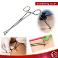 Slotted Pennington Forceps 6"  Stainless Steel Body Piercing Instrument