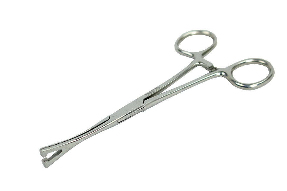 Slotted Pennington Forceps 6"  Stainless Steel Body Piercing Instrument