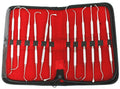 12 Pcs Sinus Lift Dental Implant Kit Solid Handle Dental Instruments Set