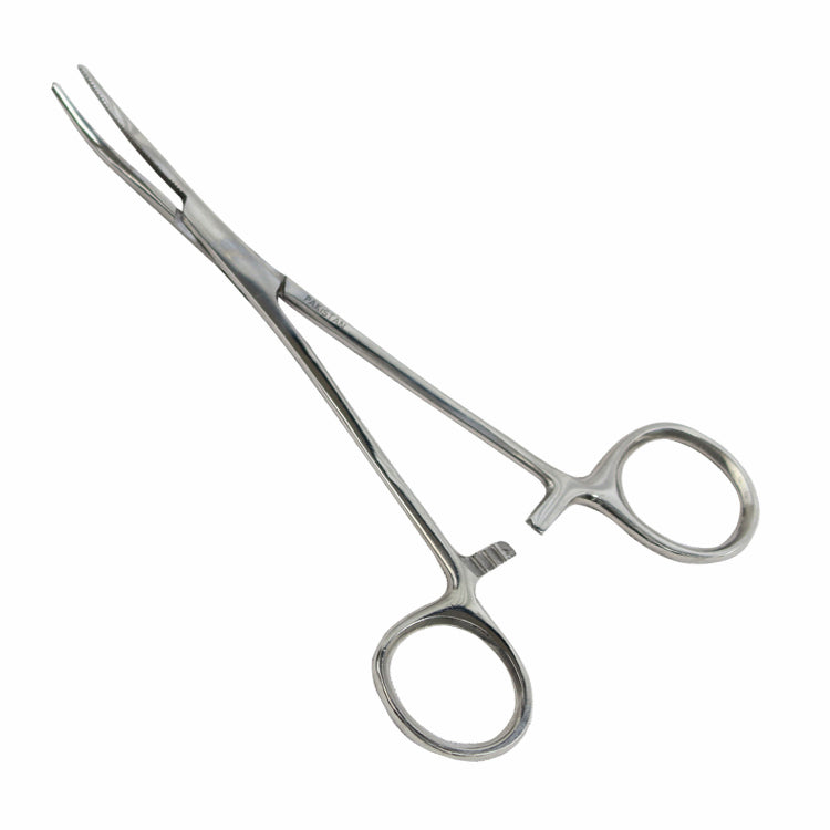 5.5" Curved Hemostatic Crile Forceps Stainless Steel Dental Surgical Tool