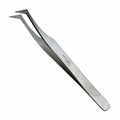 Beak Tip Tweezers  Fine Point Curved Precision Tool for Hair & Splinters