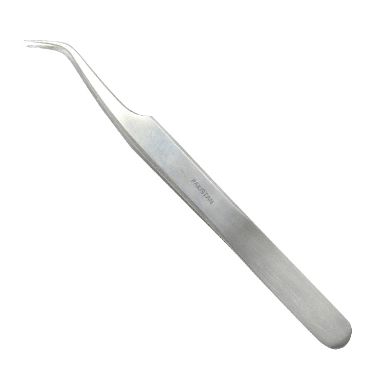 Curved Fine Tip Tweezers  Precision Tool for Ingrown Hair & Beauty Care