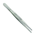 5.5" 1x2 Teeth Thumb Dressing Forceps Stainless Steel Tweezers Tool