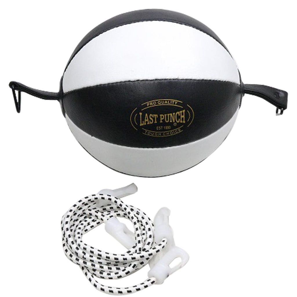 Last Punch Pro Sports Boxing Training Punching Black & White Double-End Speed Ball