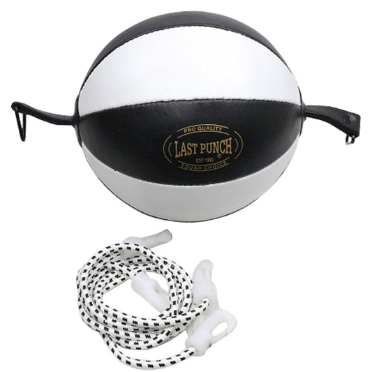 Last Punch Pro Sports Boxing Training Punching Black & White Double-End Speed Ball