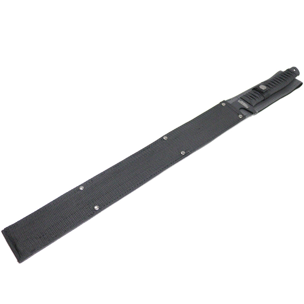 Defender-Xtreme All Black Full Tang Ninja Sword 27" Stainless Steel Blade