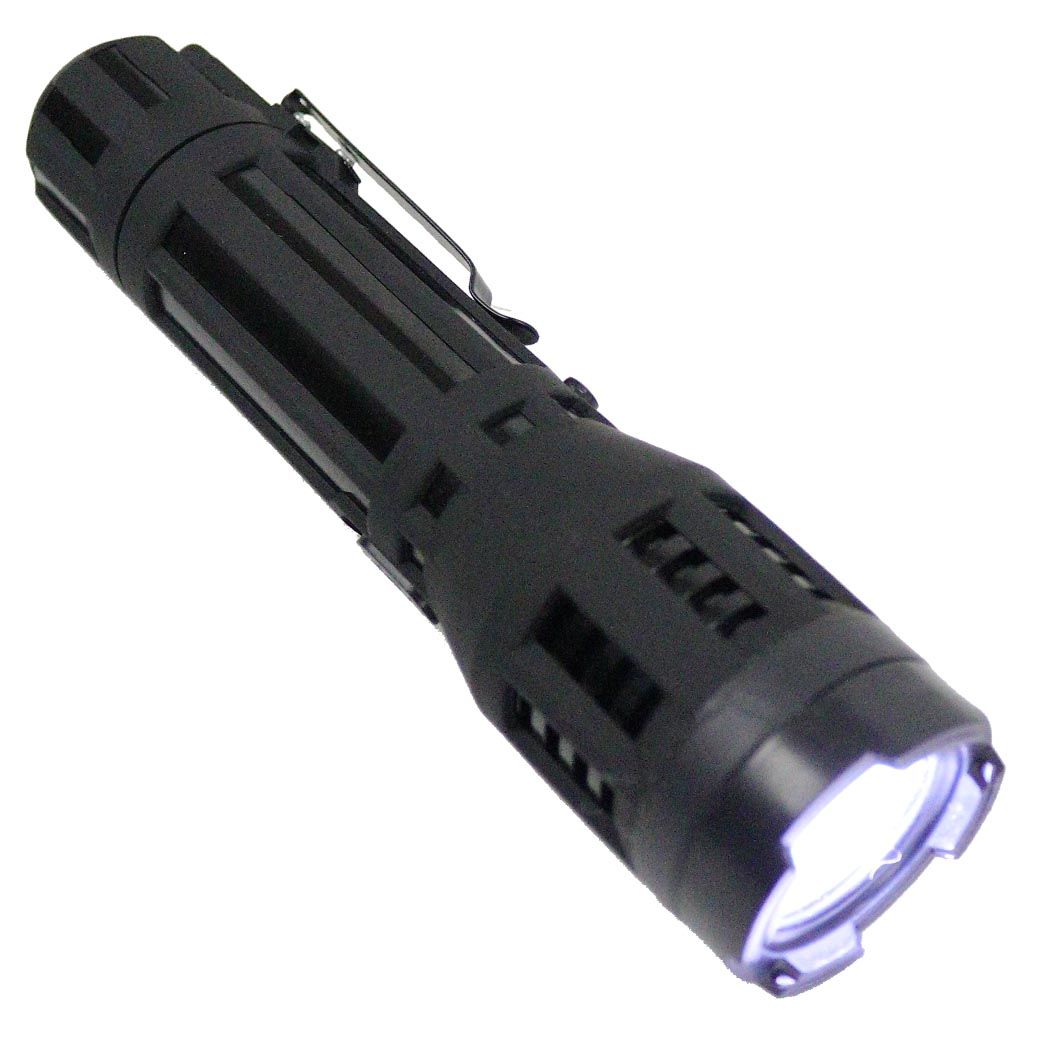 Defender Black Tactical 10 Million Stun Gun with Battery and Charger