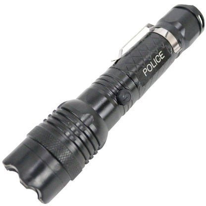 Defender Black Tactical 10 Million Stun Gun with Battery and Charger