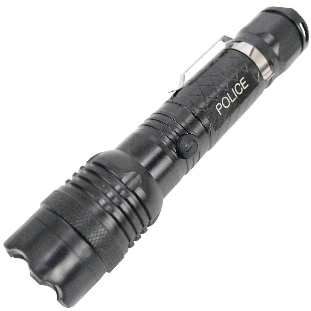 Defender Black Tactical 10 Million Stun Gun with Battery and Charger