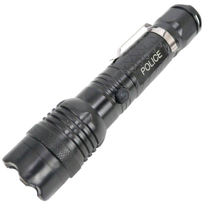 Defender Black Tactical 10 Million Stun Gun with Battery and Charger