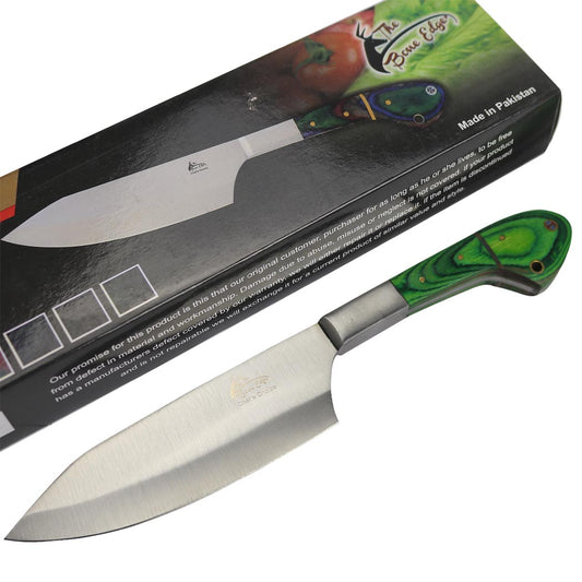 Stainless Steel 11" Chef's Knife Ultra Sharp Premium Kitchen Chef Knives Green New