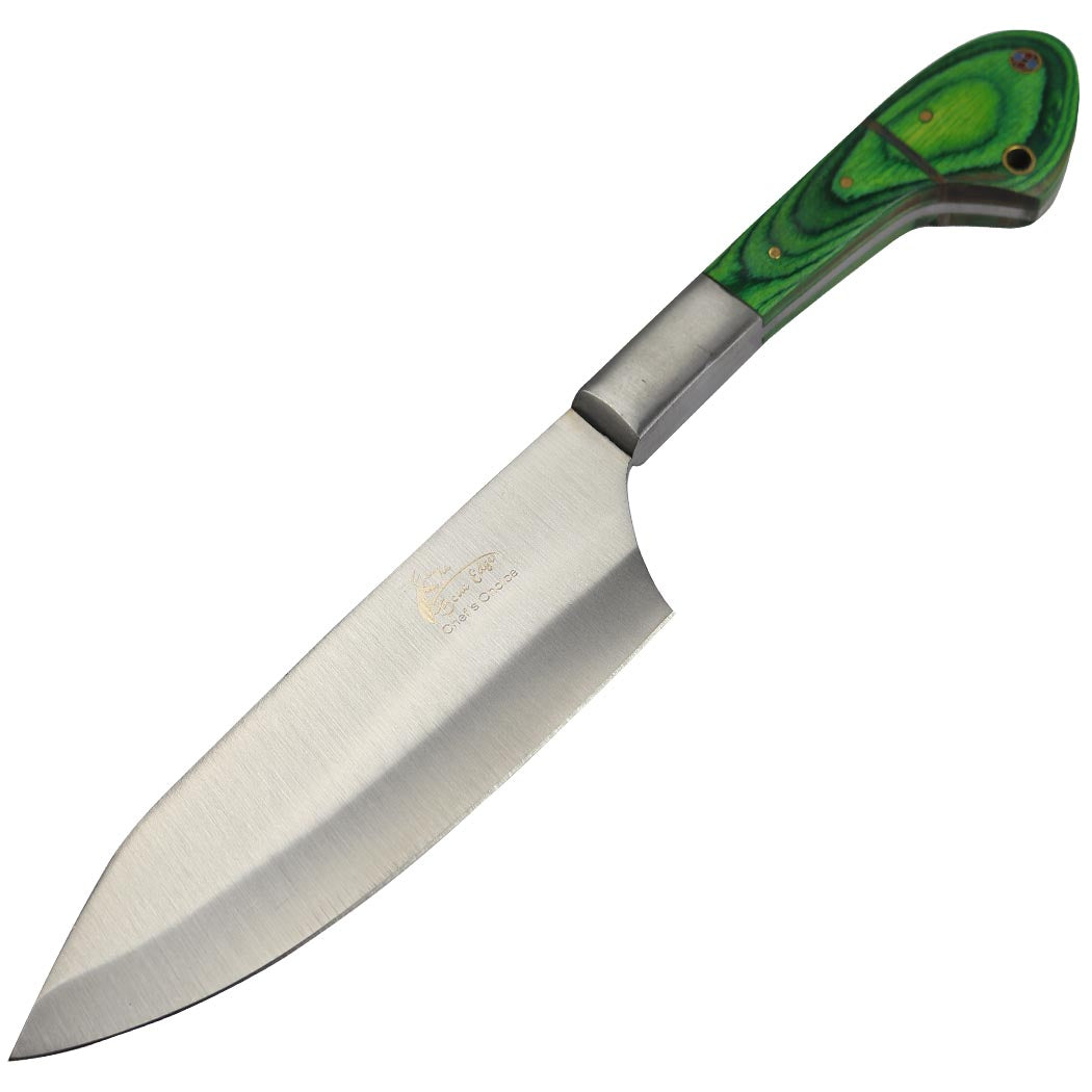 Stainless Steel 11" Chef's Knife Ultra Sharp Premium Kitchen Chef Knives Green New