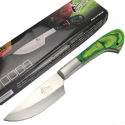 Stainless Steel 9" Chef's Knife Ultra Sharp Premium Kitchen Chef Knives Green New