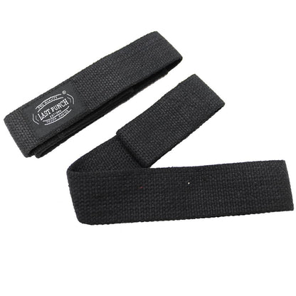 Last Punch Black Weight Lifting Wrist Assist Wraps Exercise Equipment