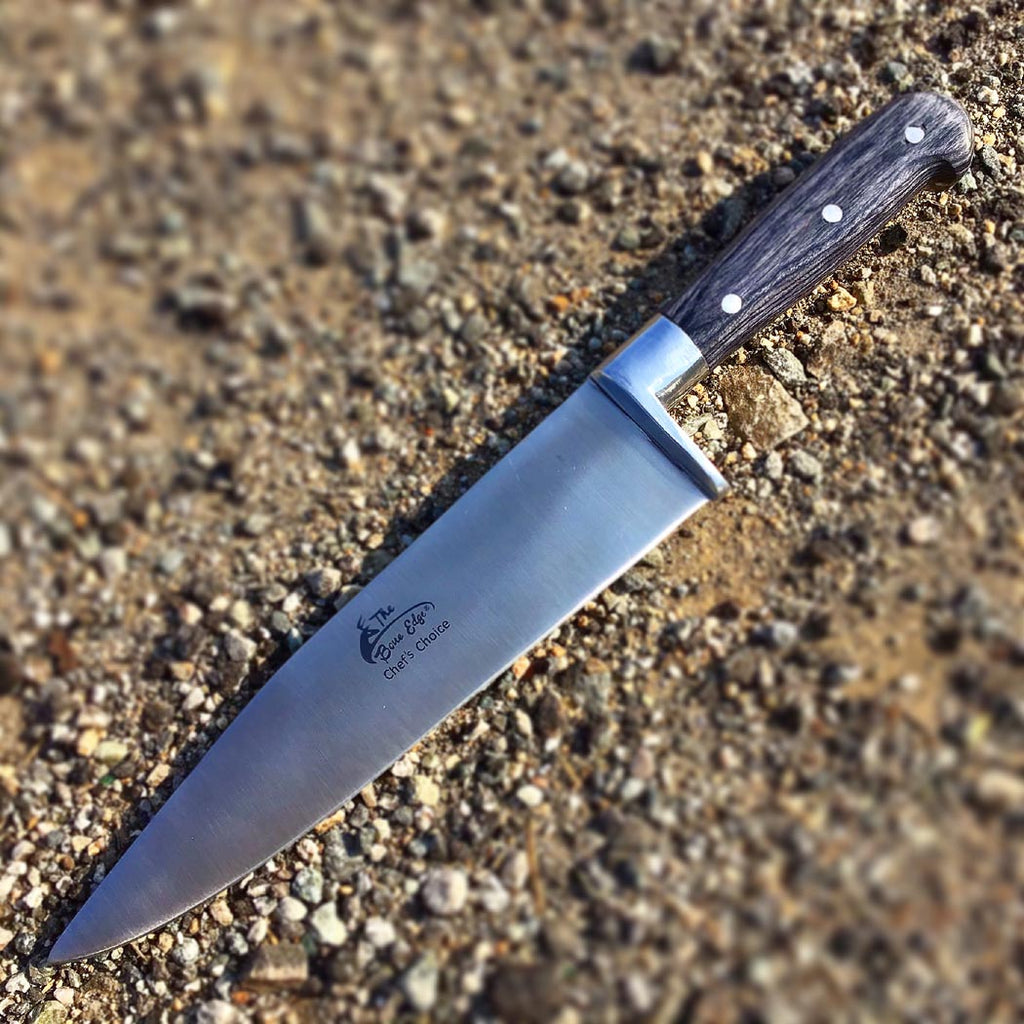 12.5" Chef Choice Cooking Kitchen Knife Wood Handle Stainless Steel