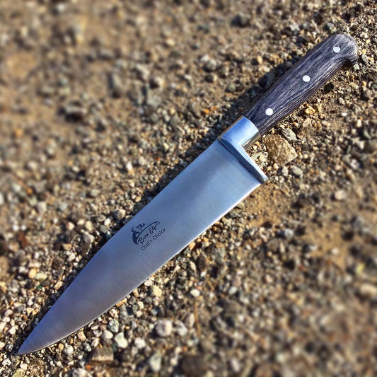 12.5" Chef Choice Cooking Kitchen Knife Wood Handle Stainless Steel