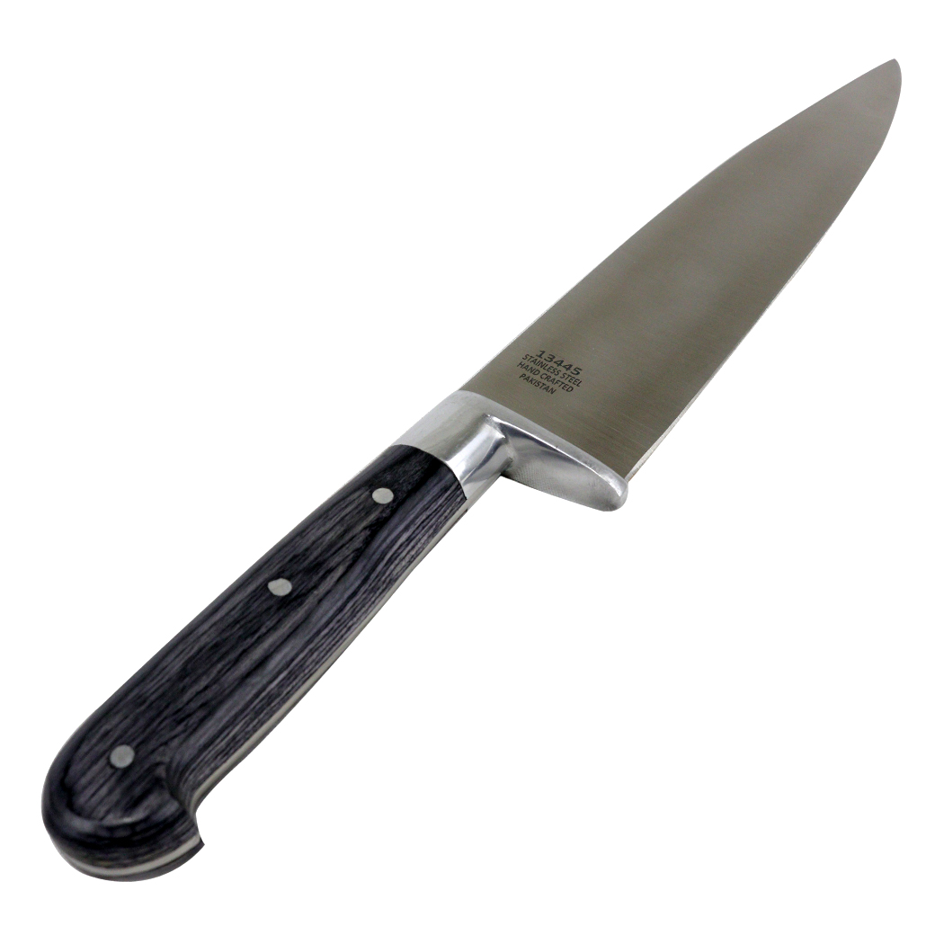 12.5" Chef Choice Cooking Kitchen Knife Wood Handle Stainless Steel