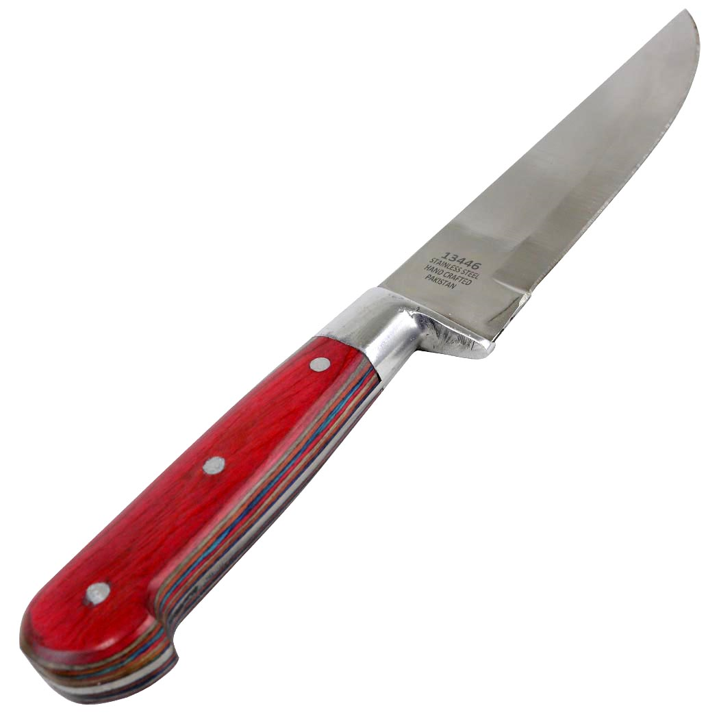 10.25" Chef Choice Cooking Kitchen Knife Stainless Steel Wood Handle