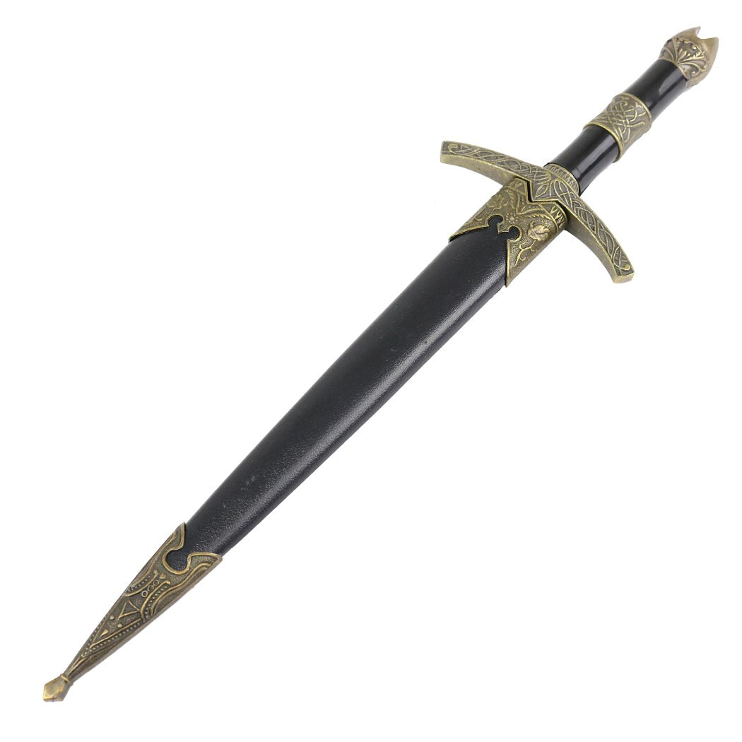 TheBoneEdge 12" Medieval Historical Short Sword Roman Dagger Knife With Scabbard
