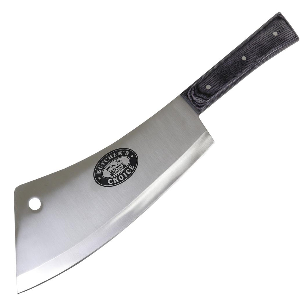 15" Butcher Cleaver Chef Kitchen Knife Meat Chopper Stainless Steel Home Cutting