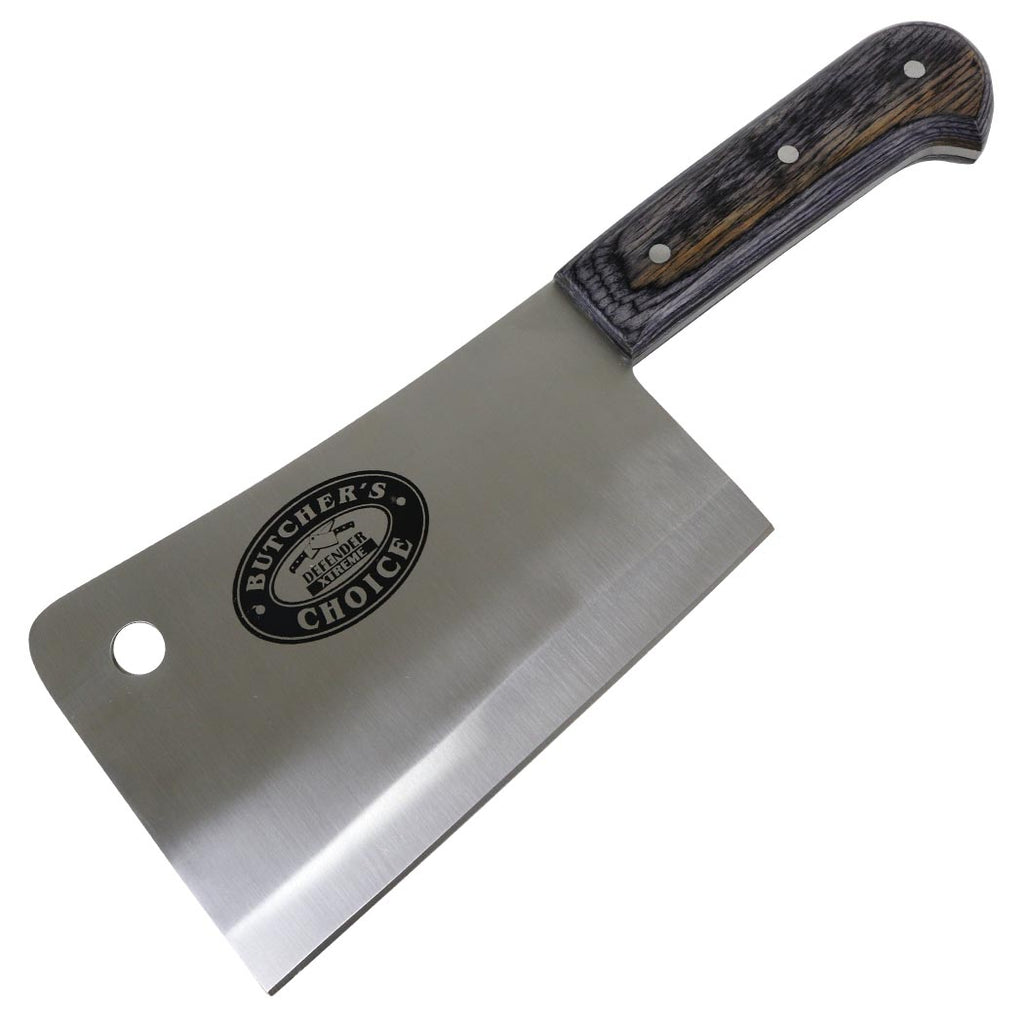 11" Butcher Cleaver Chef Kitchen Knife Meat Chopper Stainless Steel Home Cutting