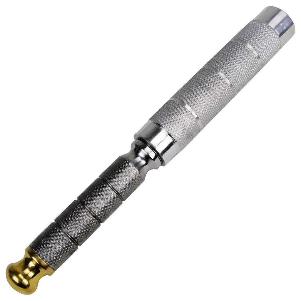 10" All Metal Stainless Steel Tri-Edge Twist Dagger With Aluminum Cover