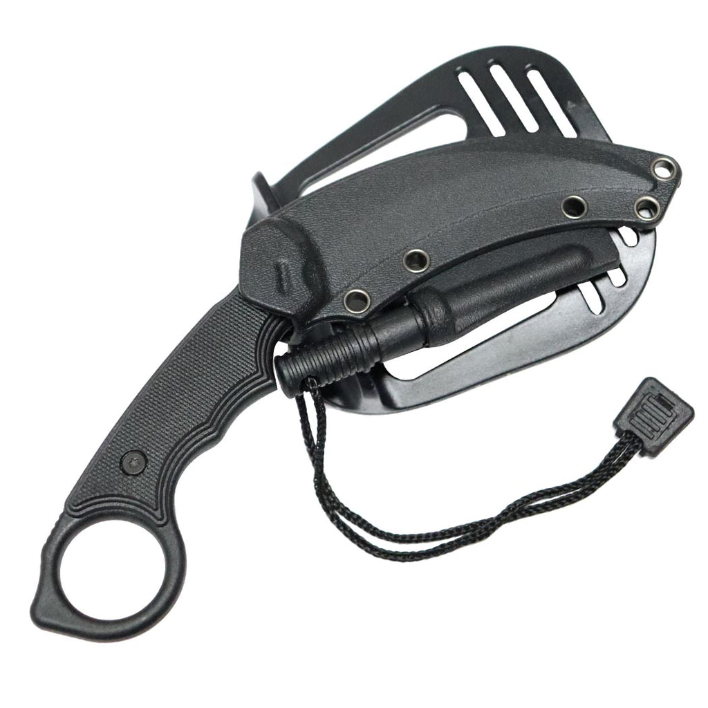 Defender-Xtreme 8" Stone Wash Blade Tactical Hunting Knife With Sheath