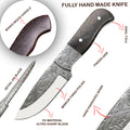 TheBoneEdge 10" Wanging Wood Handle Tracker Hunting knife