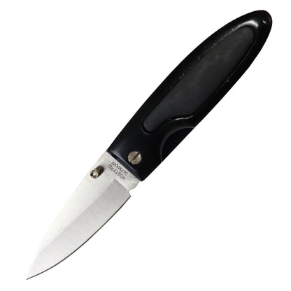 Defender-Xtreme 7" Black Handle Folding Knife With Belt Clip