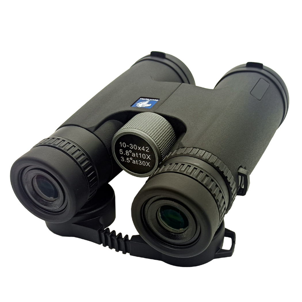 Perrini 10-30X42 Zoom Double Coated High Resolution Outdoor Binocular With Pouch