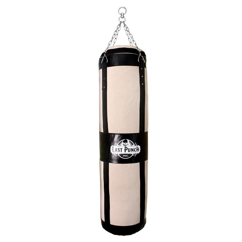 Last Punch Heavy Canvas Boxing Kickboxing Training Fitness Punching Bag + Chains