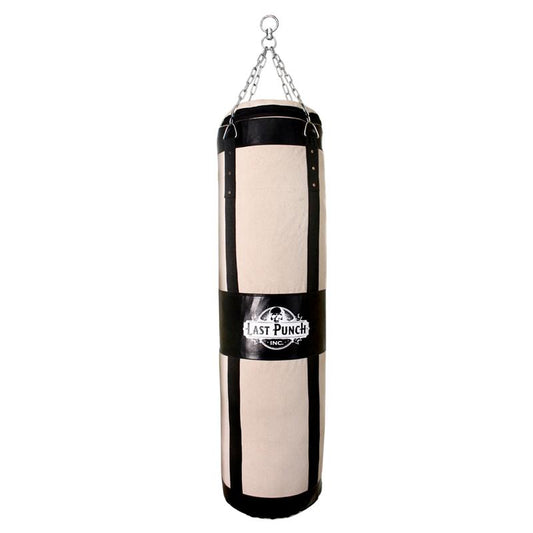 Last Punch Heavy Canvas Boxing Kickboxing Training Fitness Punching Bag + Chains