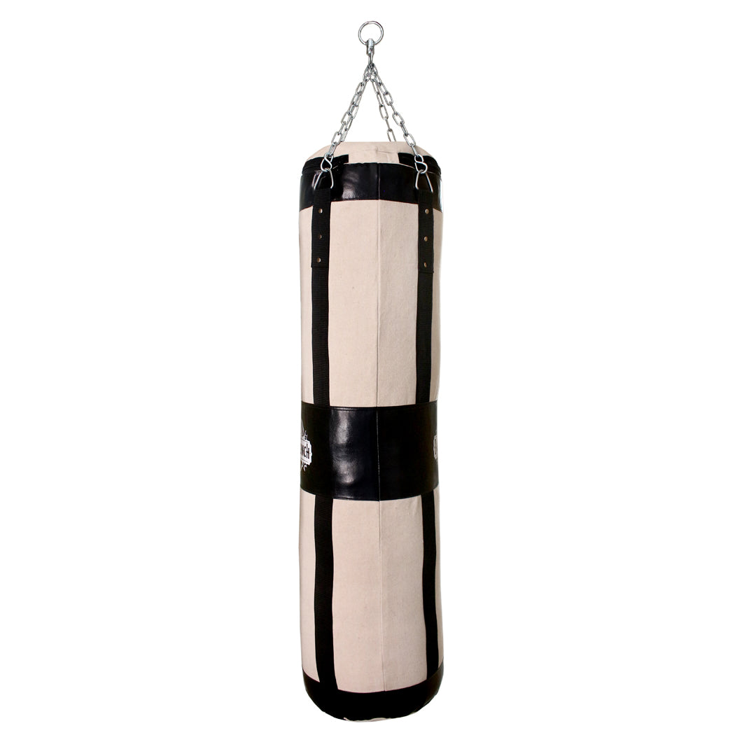 Last Punch Heavy Canvas Boxing Kickboxing Training Fitness Punching Bag + Chains