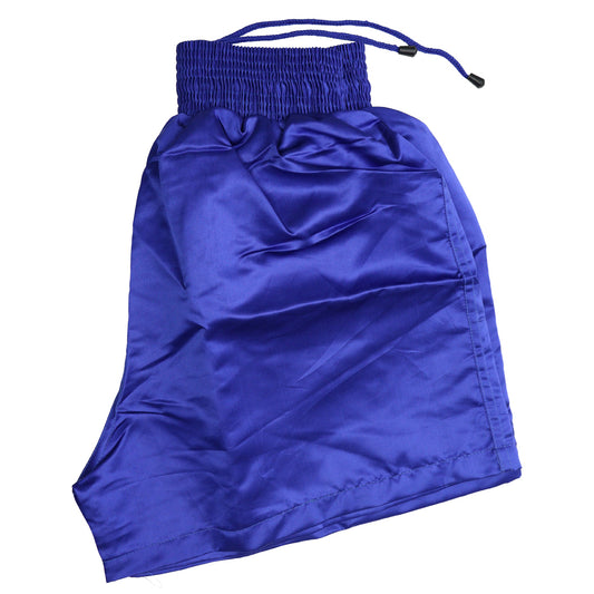 Last Punch Blue Color Satin MMA Kick boxing shorts