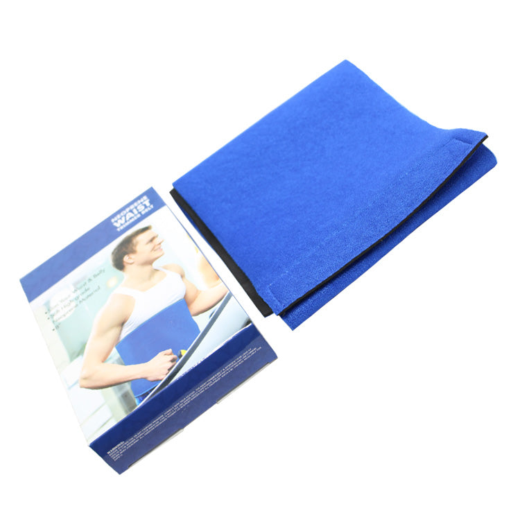 Perrini 8" Blue Waist Slimmer Back Support Belt Tummy Belt Exercise Gym