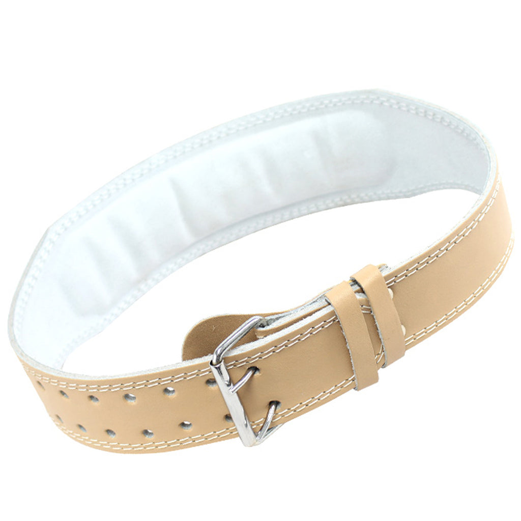Last Punch 6" New Leather Weight Lifting Belt Padded Power Good Quality all Sizes