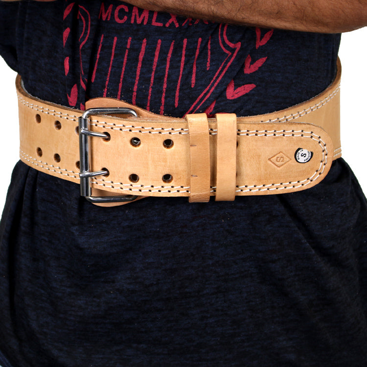 Last Punch 6" Fitness Leather Weight Lifting Belt Padded Good Quality all Sizes
