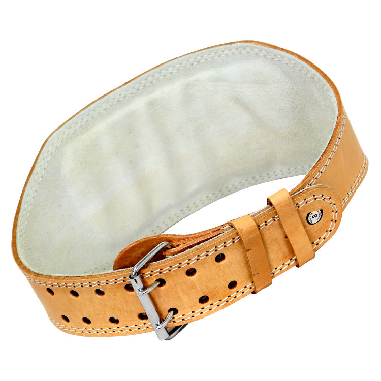 Last Punch 6" Fitness Leather Weight Lifting Belt Padded Good Quality all Sizes