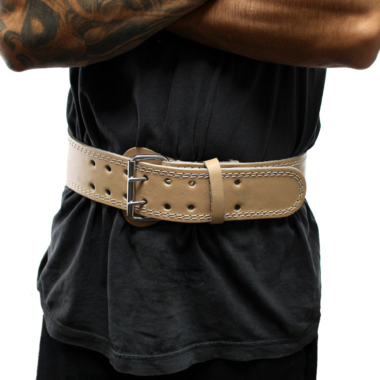 Last Punch 4" New Leather Weight Lifting Body Building Belt Gym Fitness all Sizes