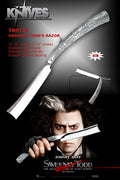 10" Johny Depp Razor Blade Knife Fantasy Movie Razor