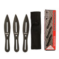 Defender 7.5" Set of 3 Throwing Knives with Sheath