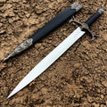 13" Stainless Steel Skull Headed Dagger with Sheath