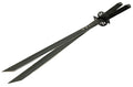 2 Piece Set 28" Black Ninja Swords New 2 In 1 Collectible Samurai Full Tang