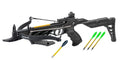80lbs Pistol Hunting Crossbow Broad Head Arrows Cross Bow 225+FPS Self Cocking