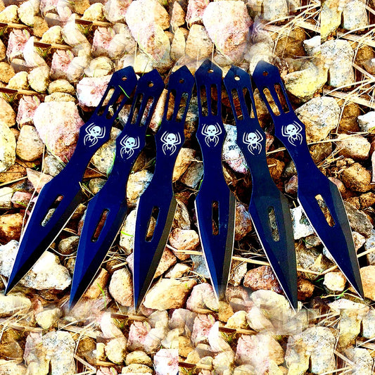 Defender Set of 6 Throwing Knives With Gift Box