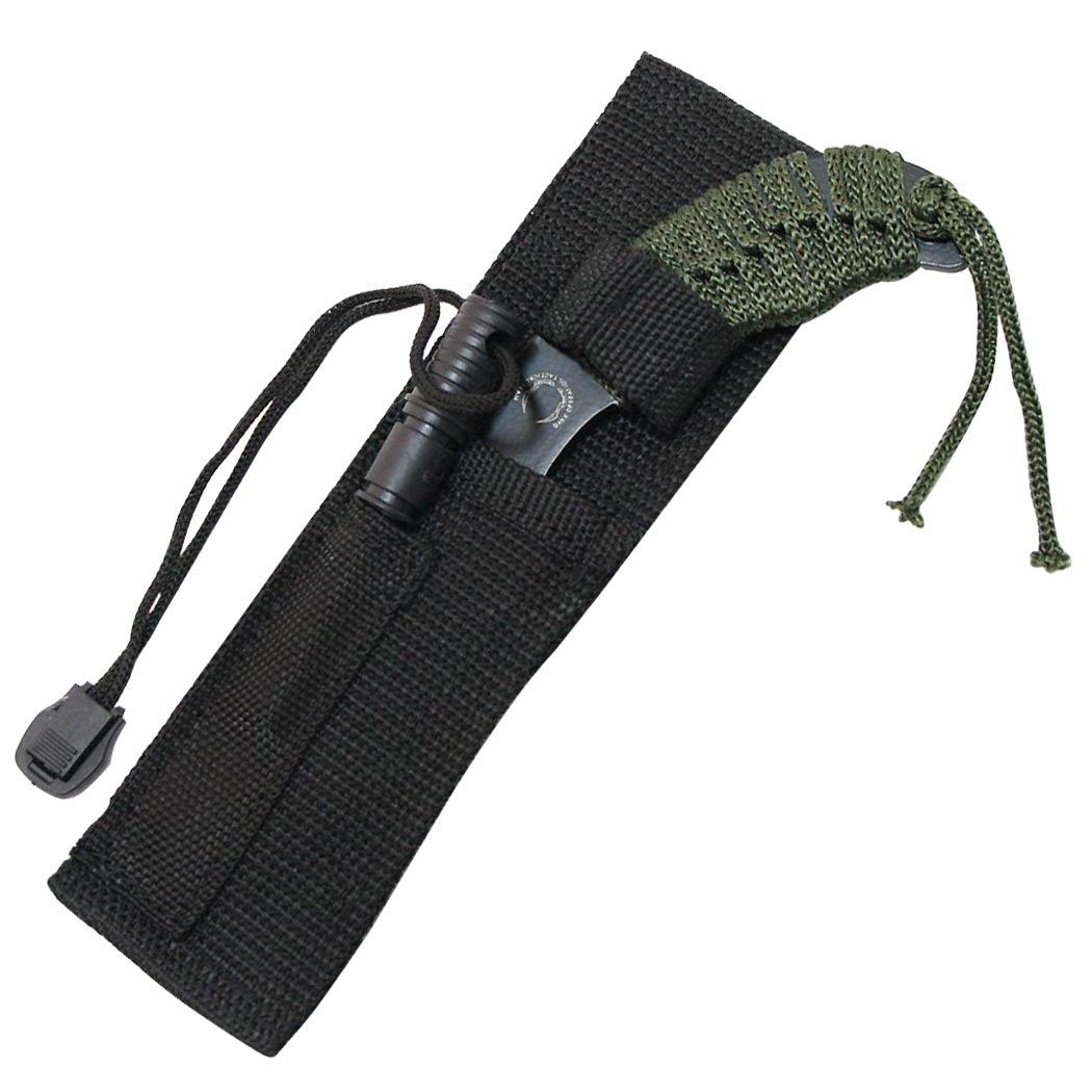 7" Full Tang Survival Hunting Knives with Fire Starter Stainless Steel Knife Camping