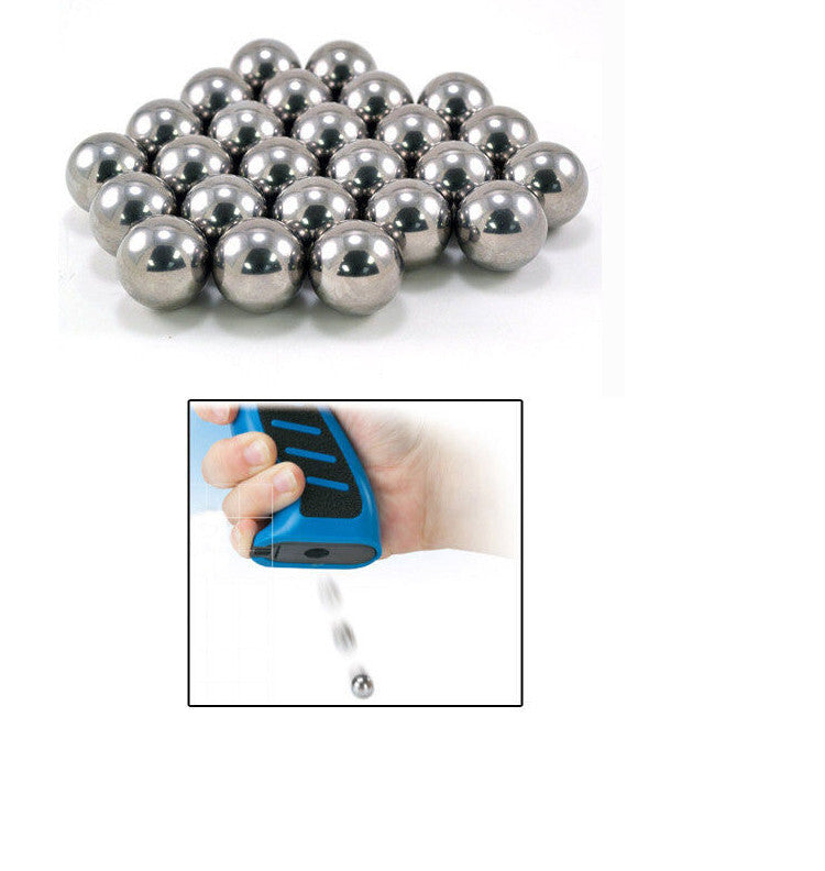 High Velocity SlingShot Hunting Package  30pc Metal Ammo Auto Feed System Blue