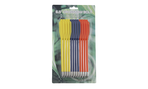 12pc Mix Colors Hunting Arrows Target Crossbow Arrows Pack 6.5" Each Bolts New